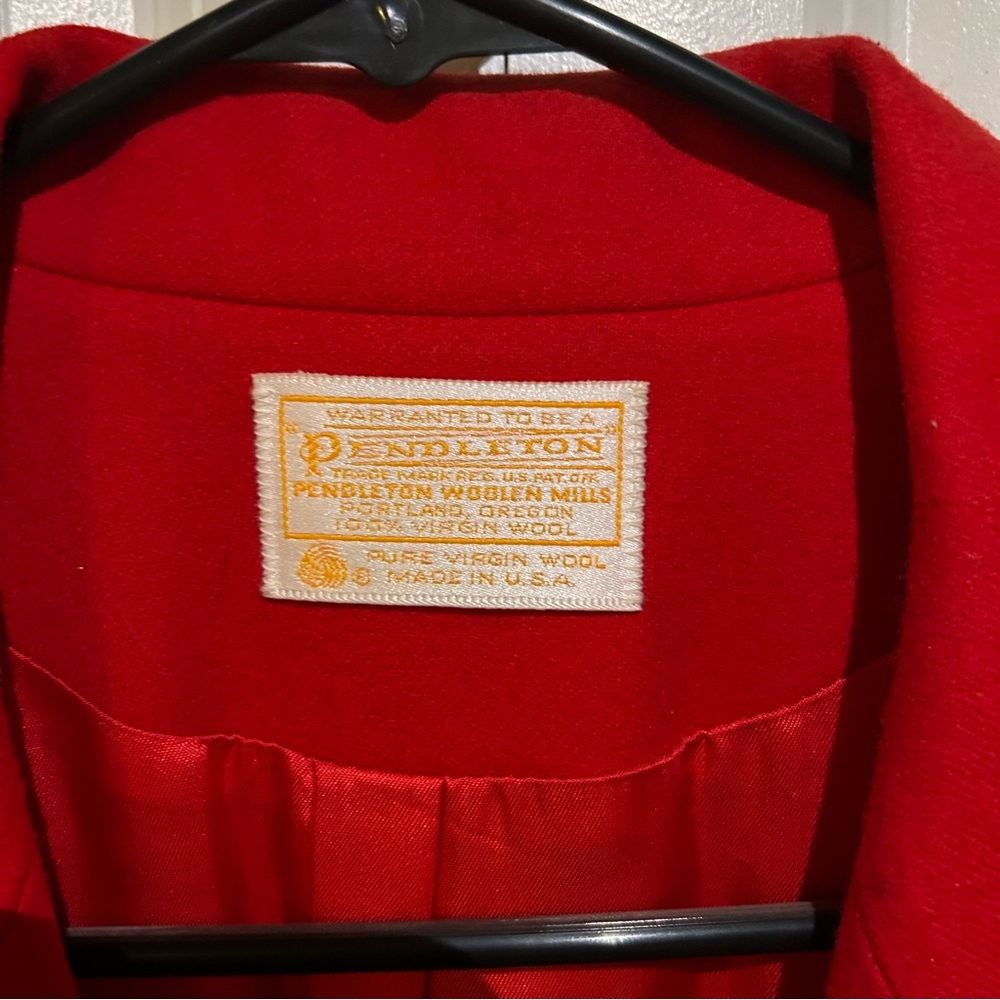 Pendleton Scarlet Wool Jacket - image 2